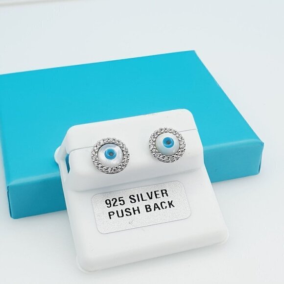 925 Sterling Silver CZ Beautiful Earrings for Women, 1USPAR4211 - Picture 5 of 11